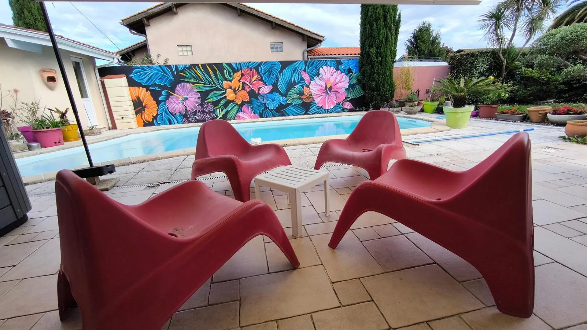 Holiday home Grande Maison Familiale Avec Piscine Et Varangue A Tarnos, Proche Plages Et Commerces - Fr-1-239-779